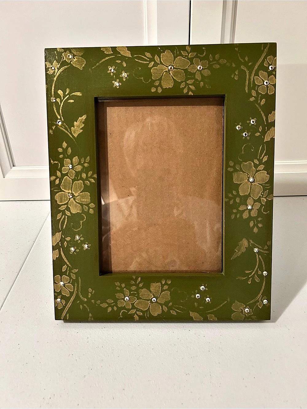 Bella Fiore Olive Green Picture Frame